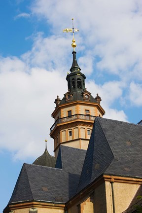 Framed Low angle view of a church, Nikolaikirche, Leipzig, Saxony, Germany Print