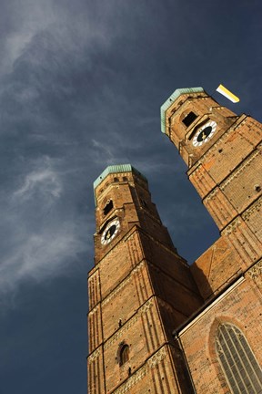 Framed Low angle view of a church, Munich Cathedral, Munich, Bavaria, Germany Print