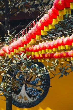 Framed Jade Buddha Temple, Shanghai, China Print