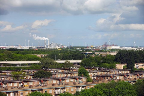 Framed Power Station, Netherlands Print