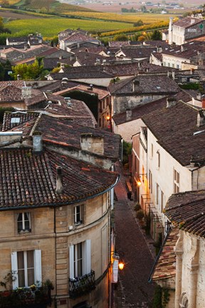 Framed Saint-Emilion, Gironde, Aquitaine, France Print