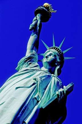 Framed Statue Of Liberty, New York City Print