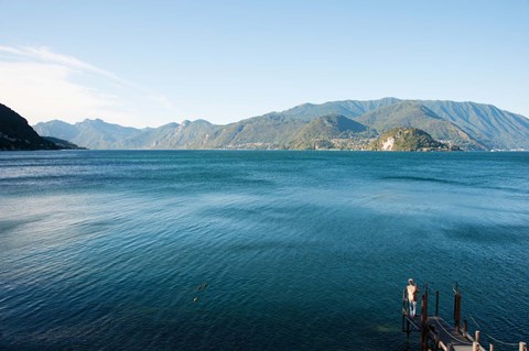 Framed Lake Como, Varenna, Lombardy, Italy Print