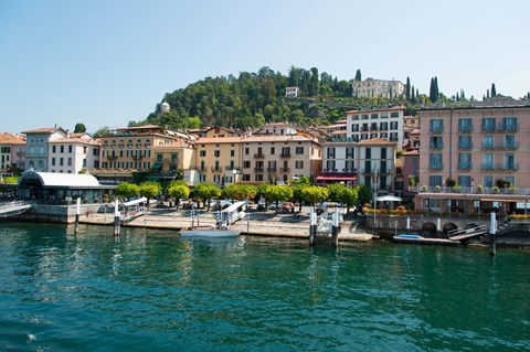 Framed Bellagio, Lake Como, Lombardy, Italy Print