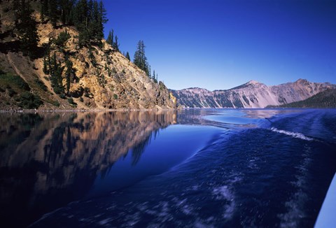 Framed Morning light at Eagle Point, Crater Lake National Park, Oregon, USA Print
