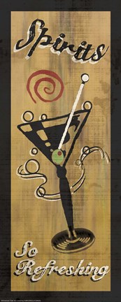 Framed Refreshing Spirits Print