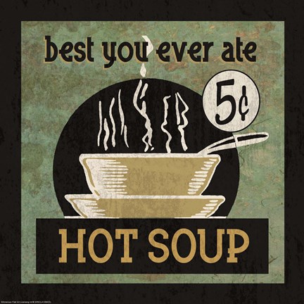 Framed Hot Soup Print