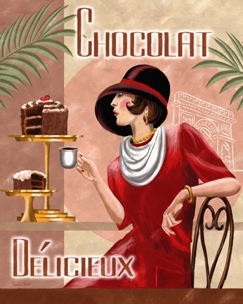 Framed French Chocolate II Print