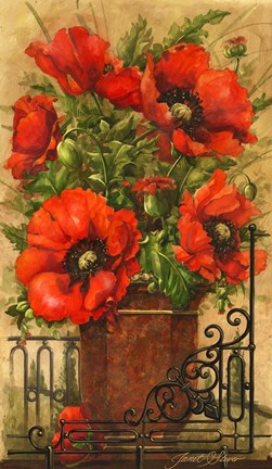 Framed Tuscan Bouquet II Print