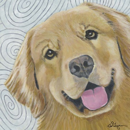 Framed Dlynn's Dogs - Cosmo Print