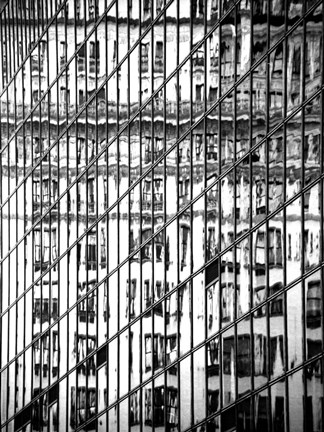 Framed Reflections of NYC II Print