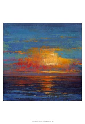 Framed Sun Down I Print