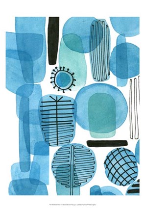 Framed Mod Orbit I Print