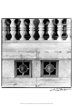 Framed Architecture Detail III Budapest Print