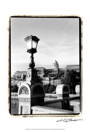 Framed Steps to Fisherman's Bastion Print
