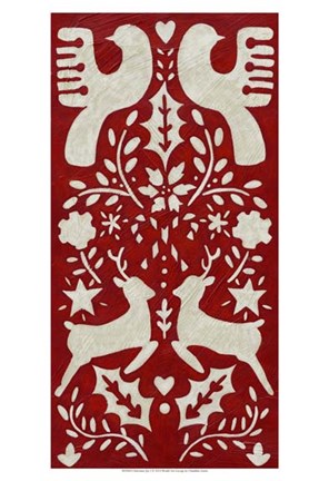 Framed Christmas Joy I Print