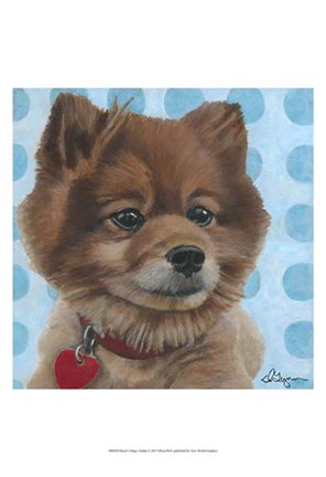 Framed Dlynn&#39;s Dogs - Jordan Print