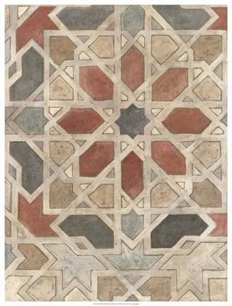 Framed Non-Embellished Marrakesh Design II Print