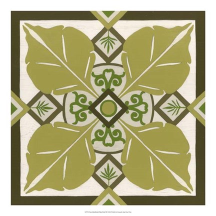 Framed Non-Embellished Palm Motif III Print