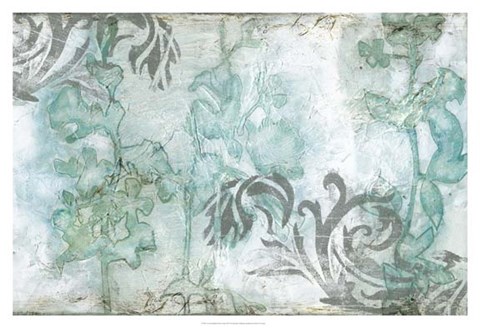 Framed Non-Embellished Flower Spray III Print