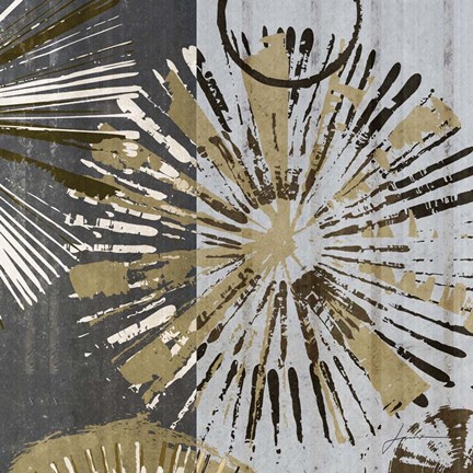 Framed Outburst Tiles III Print