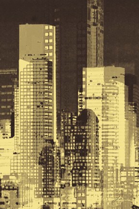 Framed Nightline III Print