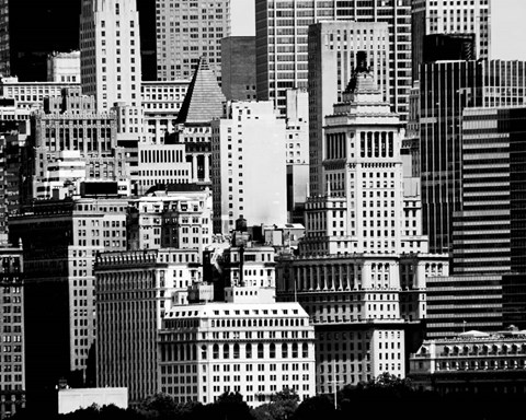 Framed NYC Skyline IX Print