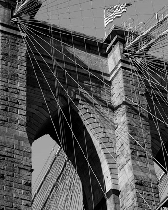 Framed Bridges of NYC III Print