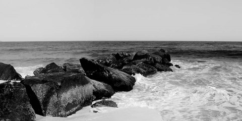 Framed Shore Panorama II Print