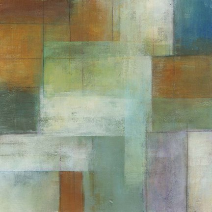 Framed Lake Blue Essence II Print