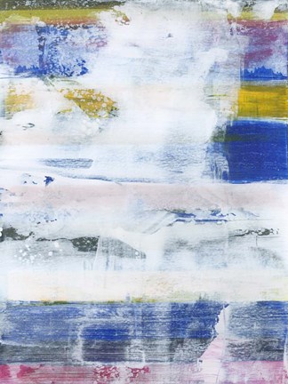 Framed White Wash I Print