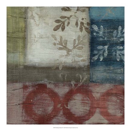 Framed Heritage Abstract II Print