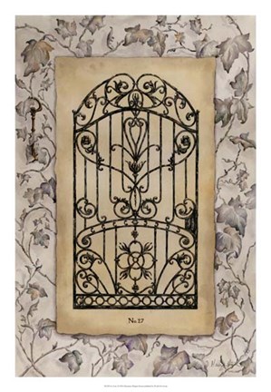 Framed Ivy Gate I Print