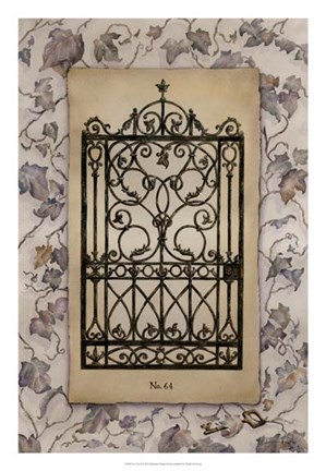 Framed Ivy Gate II Print