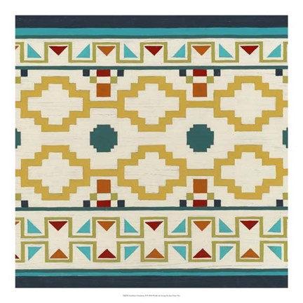 Framed Southwest Geometry II Print