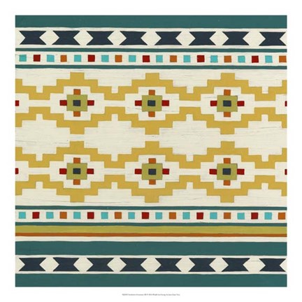 Framed Southwest Geometry III Print