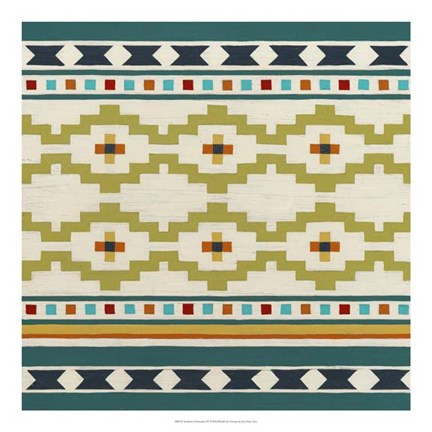 Framed Southwest Geometry IV Print