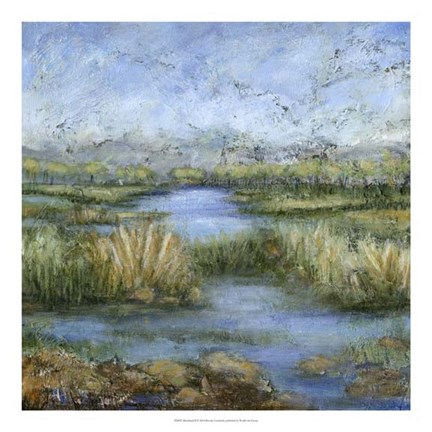 Framed Marshland II Print