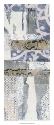 Framed Chambray &amp; Lace II Print