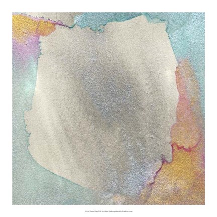 Framed Frosted Glass VI Print