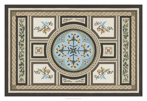 Framed Chateau Panel I Print