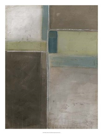 Framed Blues at Dusk I Print