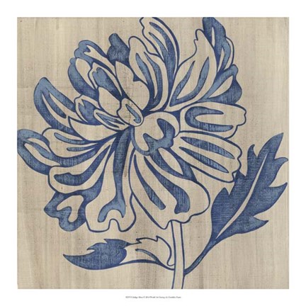 Framed Indigo Mum Print