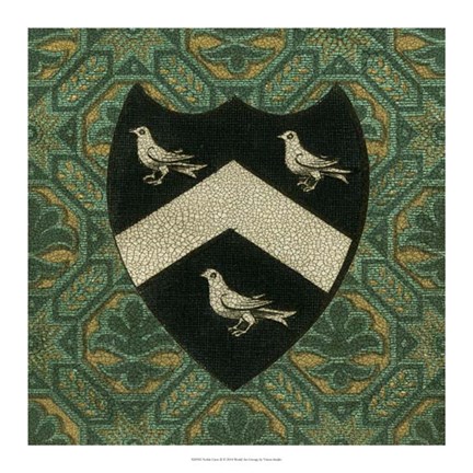 Framed Noble Crest II Print