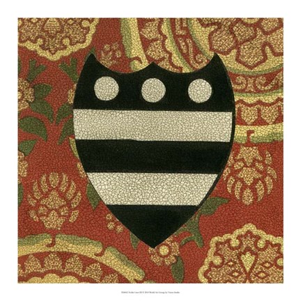 Framed Noble Crest III Print