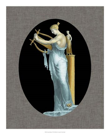 Framed Grecian Beauty I Print