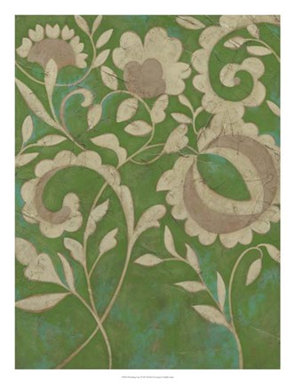 Framed Flourishing Vine I Print