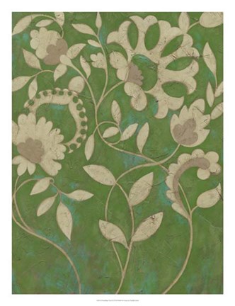 Framed Flourishing Vine II Print