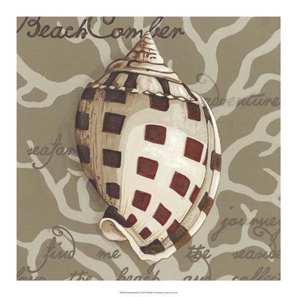 Framed Seaside Sonnet I Print