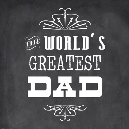 Framed World&#39;s Greatest Dad II Print
